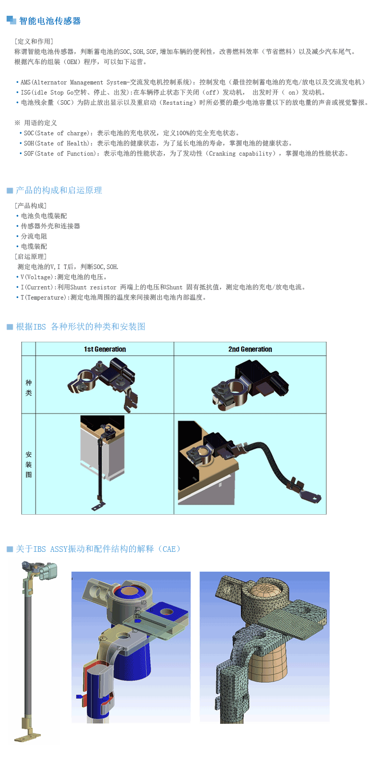 Intelligent Battery Sensor